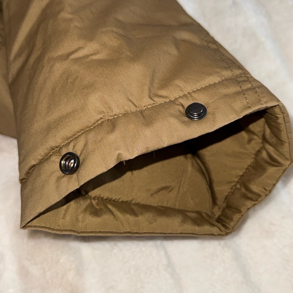 Zara military mustard brown oversized water/wind protected puffer coat, XL - Picture 7 of 11
